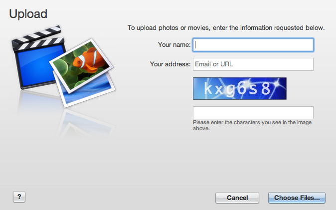 Upload pictures Upload pictures