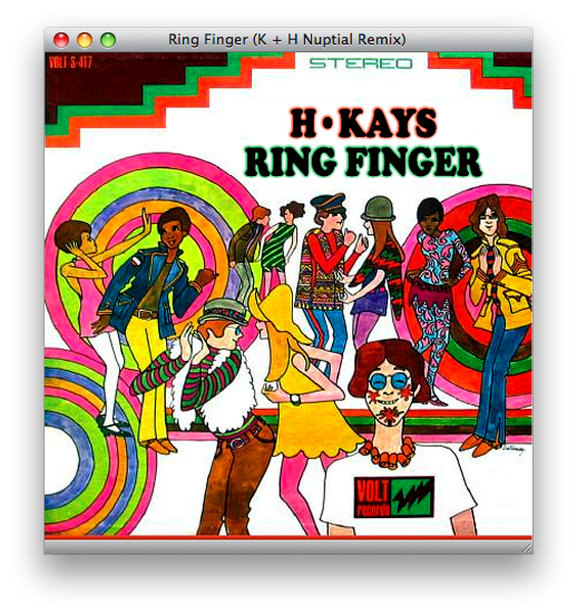 "Ring Finger (K + H Nuptial Remix)" "Ring Finger (K + H Nuptial Remix)"