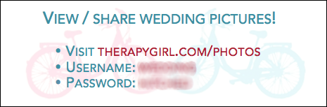 Wedding Pictures note Wedding Pictures note